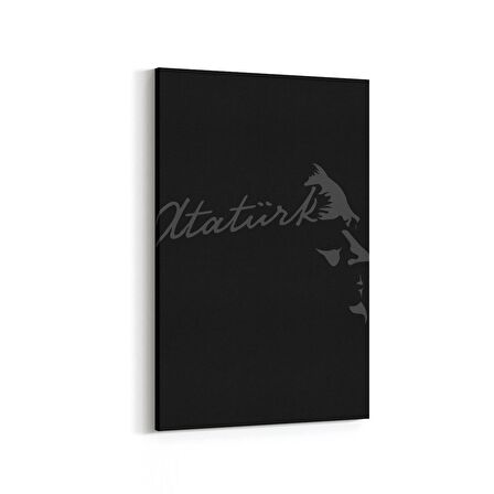 Olla 12407D Mustafa Kemal Atatürk Dikey Kanvas Tablo (Ölçü: 60X90)