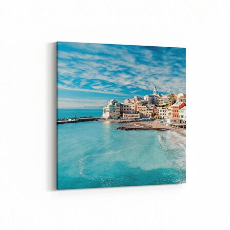 Olla 18065K Yapı Görseli Kare Kanvas Tablo (Ölçü: 25X25)