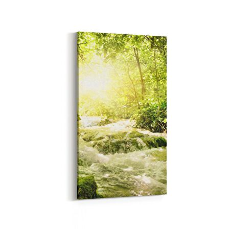 Olla 13563DD Doğa / Manzara Görseli Dikey Dar Kanvas Tablo (Ölçü: 40X80)