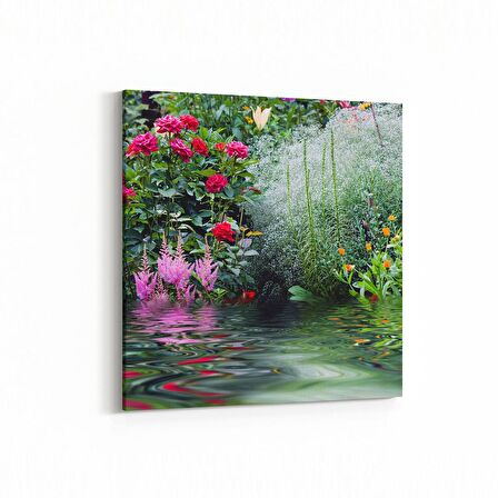 Olla 17069K Spa / Masaj Görseli Kare Kanvas Tablo (Ölçü: 30X30)