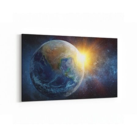 Olla 17679Y Uzay Görseli Yatay Kanvas Tablo (Ölçü: 70X50)