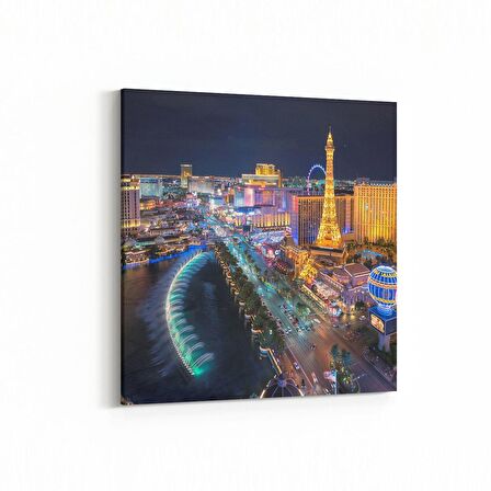 Olla 18954K Yapı Görseli Kare Kanvas Tablo (Ölçü: 60X60)