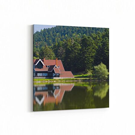 Olla 18562K4 Yapı Görseli Kare 4'lü Kanvas Tablo (Ölçü: 105X105)