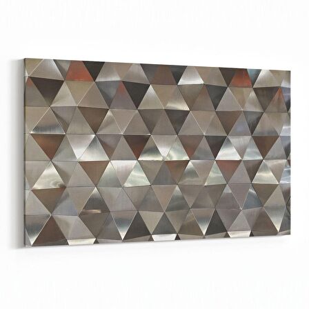 Olla 10032Y Abstract 3 Boyut Görsel Yatay Kanvas Tablo (Ölçü: 120X80)