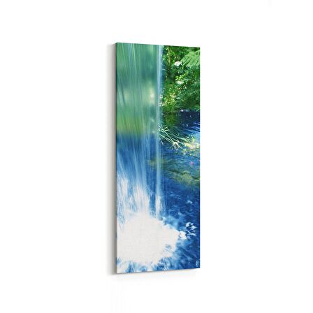 Olla 13927DI Doğa / Manzara Görseli Dikey İnce Kanvas Tablo (Ölçü: 40X120)