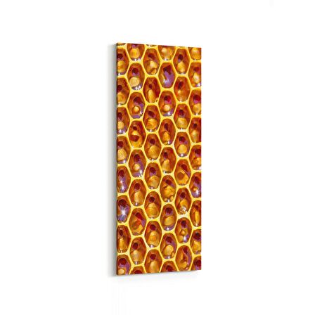 Olla 10014DI Abstract 3 Boyut Görsel Dikey İnce Kanvas Tablo (Ölçü: 40X120)