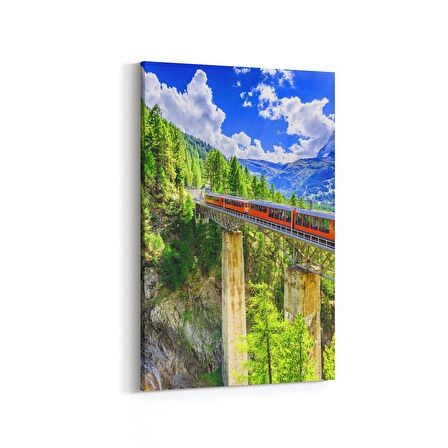 Olla 14437D Doğa / Manzara Görseli Dikey Kanvas Tablo (Ölçü: 100X150)