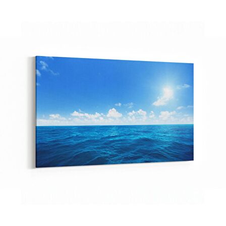 Olla 16382Y Kumsal / Sahil Görseli Yatay Kanvas Tablo (Ölçü: 45X30)