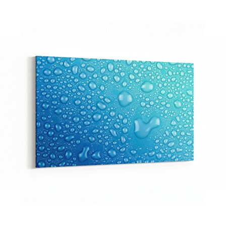 Olla 17201Y Su / Damla Görseli Yatay Kanvas Tablo (Ölçü: 90X60)