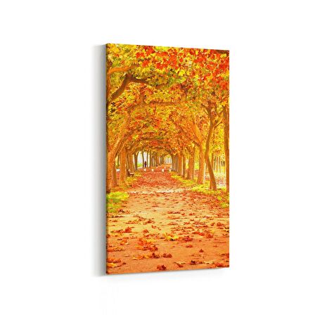 Olla 14554DD Doğa / Manzara Görseli Dikey Dar Kanvas Tablo (Ölçü: 60X120)
