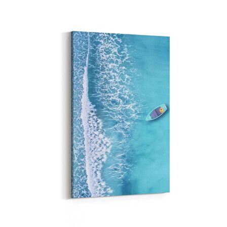Olla 12871D Deniz / Okyanus Görseli Dikey Kanvas Tablo (Ölçü: 20X30)