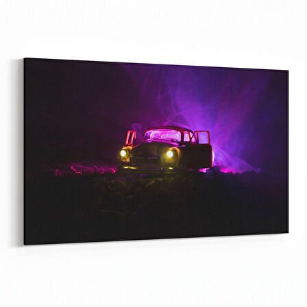 Olla 12215Y Araç Görseli Yatay Kanvas Tablo (Ölçü: 120X80)