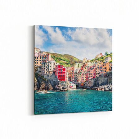 Olla 17880K Yapı Görseli Kare Kanvas Tablo (Ölçü: 25X25)
