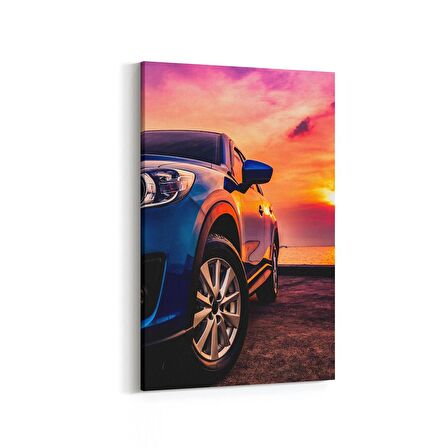 Olla 12216D Araç Görseli Dikey Kanvas Tablo (Ölçü: 20X30)