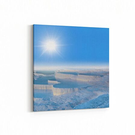 Olla 14040K Doğa / Manzara Görseli Kare Kanvas Tablo (Ölçü: 30X30)