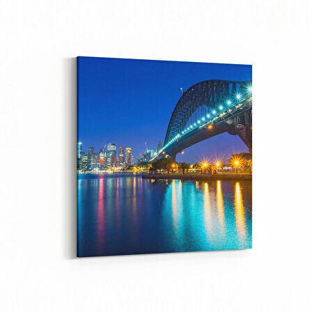 Olla 18626K Yapı Görseli Kare Kanvas Tablo (Ölçü: 25X25)