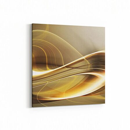 Olla 10095K Abstract Görsel Kare Kanvas Tablo (Ölçü: 25X25)