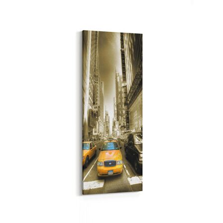 Olla 18524DI Yapı Görseli Dikey İnce Kanvas Tablo (Ölçü: 40X120)