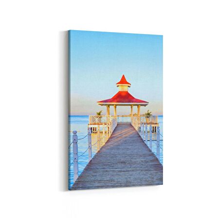 Olla 18657D Yapı Görseli Dikey Kanvas Tablo (Ölçü: 40X60)