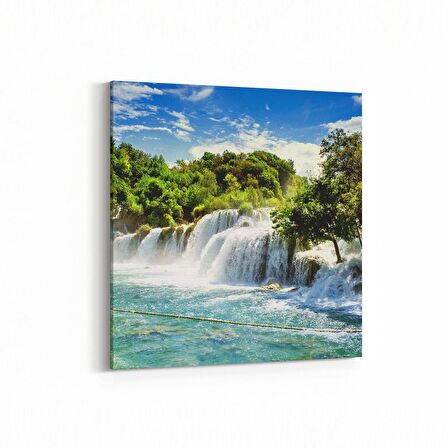 Olla 13744K Doğa / Manzara Görseli Kare Kanvas Tablo (Ölçü: 25X25)