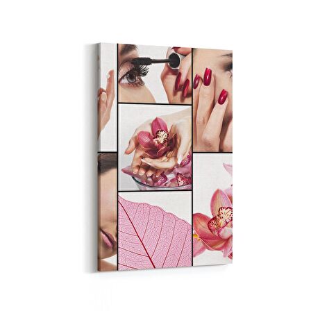 Olla 17077D Spa / Masaj Görseli Dikey Kanvas Tablo (Ölçü: 60X90)