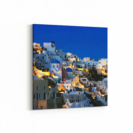 Olla 19007K Yapı Görseli Kare Kanvas Tablo (Ölçü: 25X25)