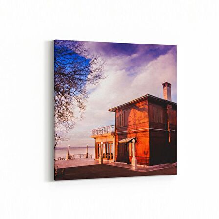 Olla 18025K Yapı Görseli Kare Kanvas Tablo (Ölçü: 30X30)