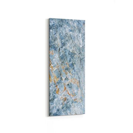 Olla 16714DI Mermer Desen Görsel Dikey İnce Kanvas Tablo (Ölçü: 40X120)