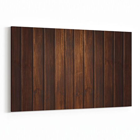 Olla 11988Y Ahşap Desen Görseli Yatay Kanvas Tablo (Ölçü: 30X20)