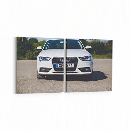 Olla 12233K2Y Araç Görseli Kare 2'li Yatay Kanvas Tablo (Ölçü: 125X60)