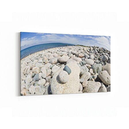Olla 16549Y Kumsal / Sahil Görseli Yatay Kanvas Tablo (Ölçü: 150X100)