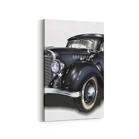 Olla 12273D Araç Görseli Dikey Kanvas Tablo (Ölçü: 60X90)