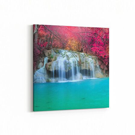 Olla 13801K Doğa / Manzara Görseli Kare Kanvas Tablo (Ölçü: 25X25)