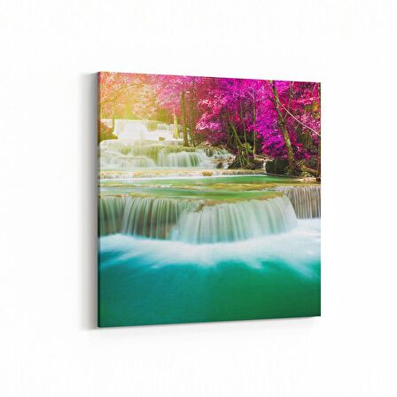 Olla 13785K Doğa / Manzara Görseli Kare Kanvas Tablo (Ölçü: 25X25)