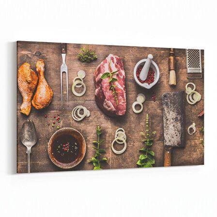 Olla 15010Y Gıda Görseli Yatay Kanvas Tablo (Ölçü: 30X20)