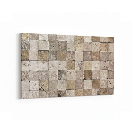 Olla 17350Y Taş / Tuğla Görseli Yatay Kanvas Tablo (Ölçü: 150X100)