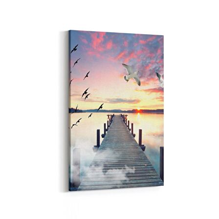 Olla 13391D Doğa / Manzara Görseli Dikey Kanvas Tablo (Ölçü: 60X90)