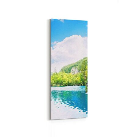 Olla 13376DI Doğa / Manzara Görseli Dikey İnce Kanvas Tablo (Ölçü: 40X120)