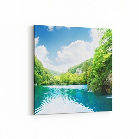 Olla 14400K Doğa / Manzara Görseli Kare Kanvas Tablo (Ölçü: 30X30)
