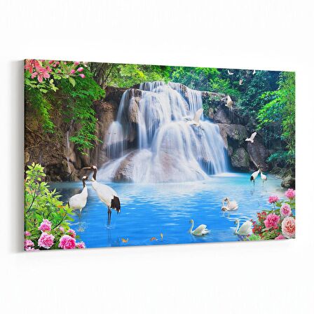 Olla 13462Y Doğa / Manzara Görseli Yatay Kanvas Tablo (Ölçü: 90X60)