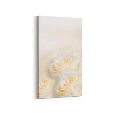 Olla 11576DD Çiçek Görseli Dikey Dar Kanvas Tablo (Ölçü: 60X120)
