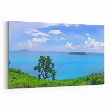 Olla 14481Y Doğa / Manzara Görseli Yatay Kanvas Tablo (Ölçü: 45X30)