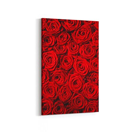 Olla 11559D Çiçek Görseli Dikey Kanvas Tablo (Ölçü: 100X150)