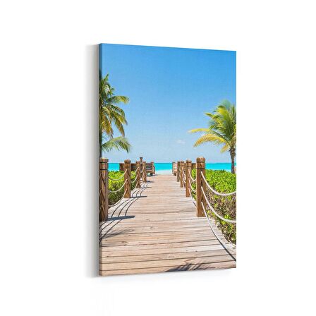 Olla 14214D Doğa / Manzara Görseli Dikey Kanvas Tablo (Ölçü: 100X150)