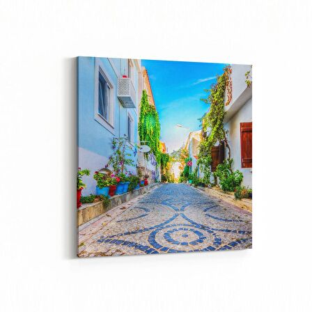 Olla 17900K4 Yapı Görseli Kare 4'lü Kanvas Tablo (Ölçü: 105X105)