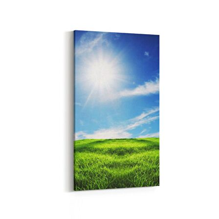 Olla 14626DD Doğa / Manzara Görseli Dikey Dar Kanvas Tablo (Ölçü: 60X120)
