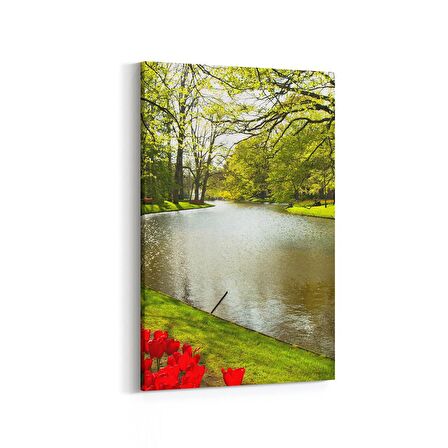 Olla 13806D Doğa / Manzara Görseli Dikey Kanvas Tablo (Ölçü: 100X150)