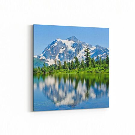 Olla 13319K Doğa / Manzara Görseli Kare Kanvas Tablo (Ölçü: 30X30)