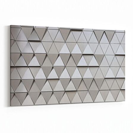 Olla 10027Y Abstract 3 Boyut Görsel Yatay Kanvas Tablo (Ölçü: 45X30)