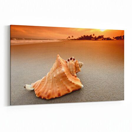 Olla 16006Y Günbatımı Görseli Yatay Kanvas Tablo (Ölçü: 150X100)